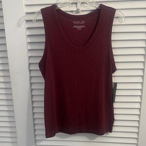Rachel Zoe Deep Burgundy Tank Top - Size X-Large